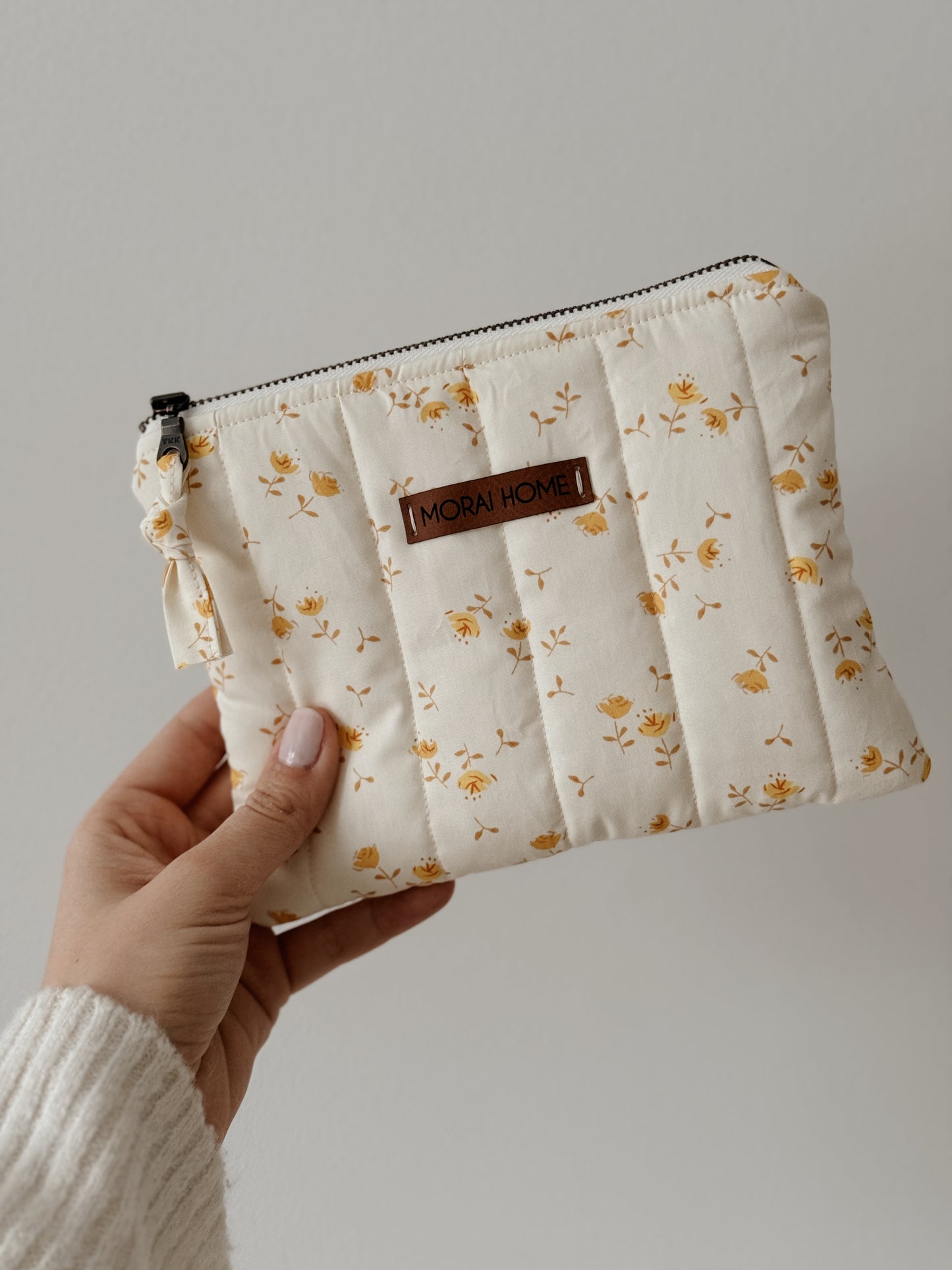Yellow Floral Mini Everything Bag