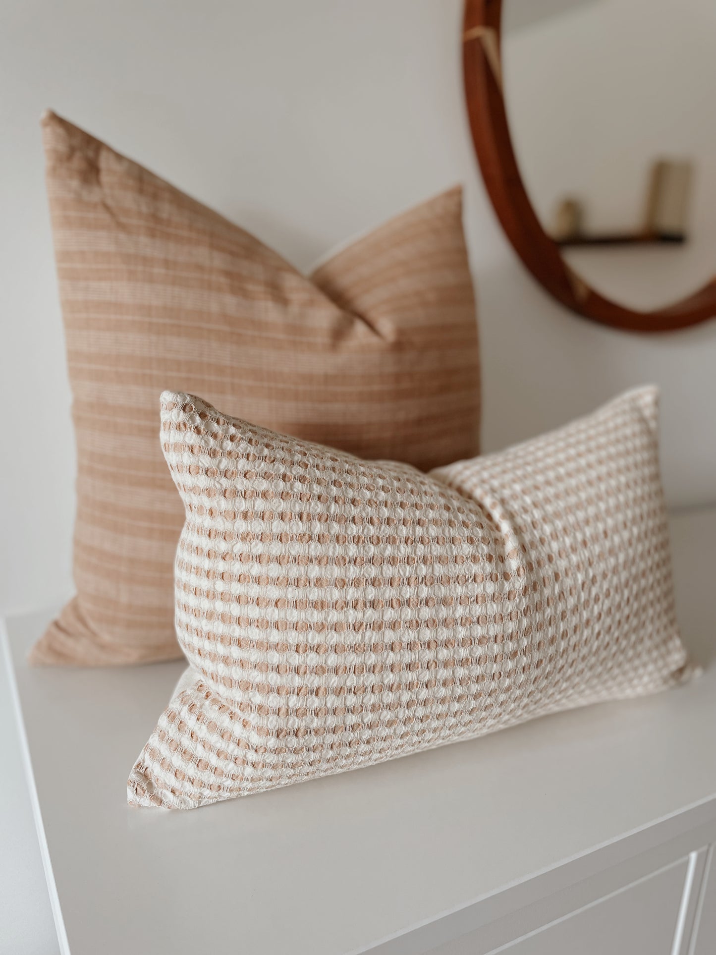 Penny Woven Pillow Cover