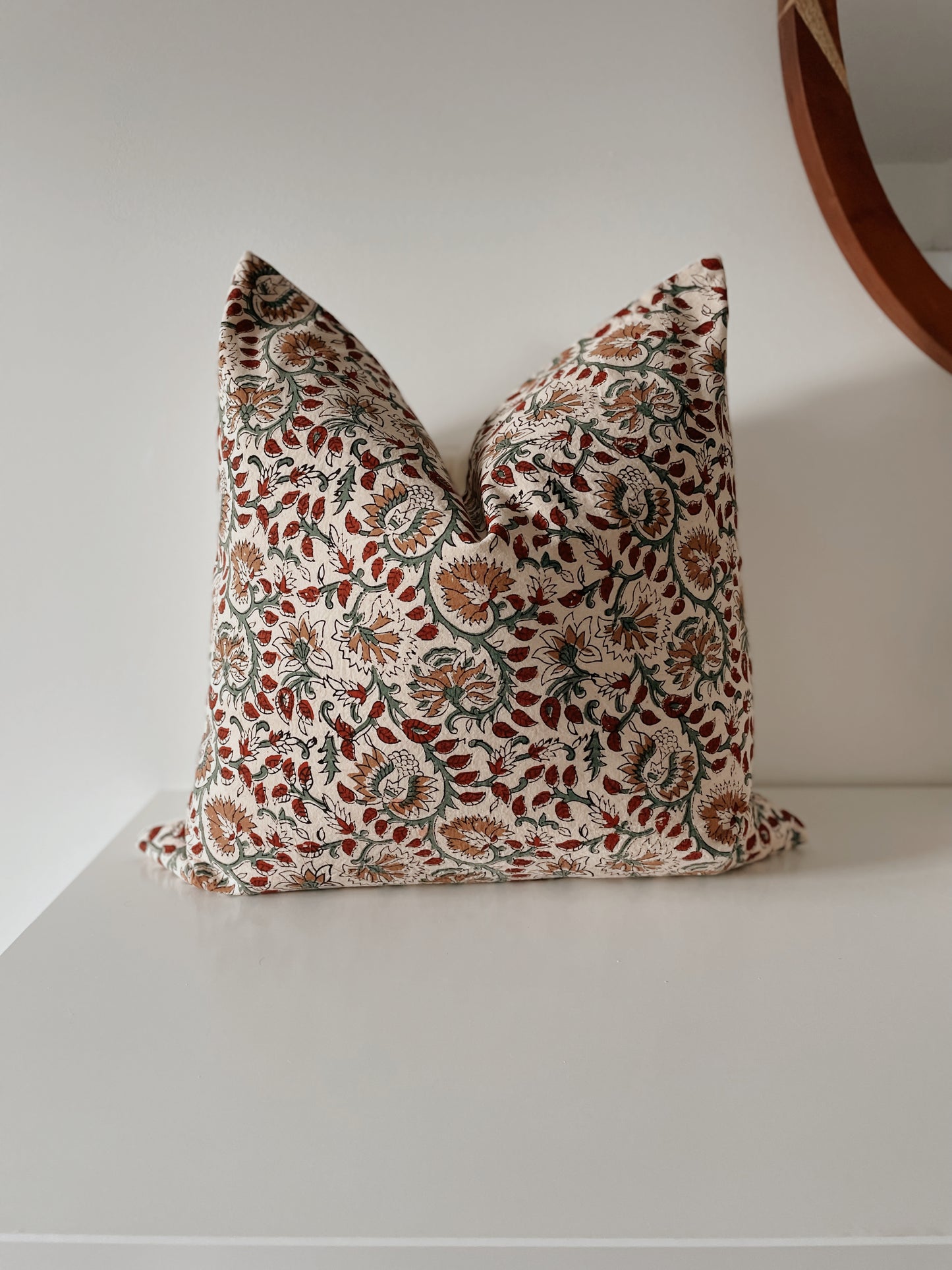 Paisley Floral Pillow Cover