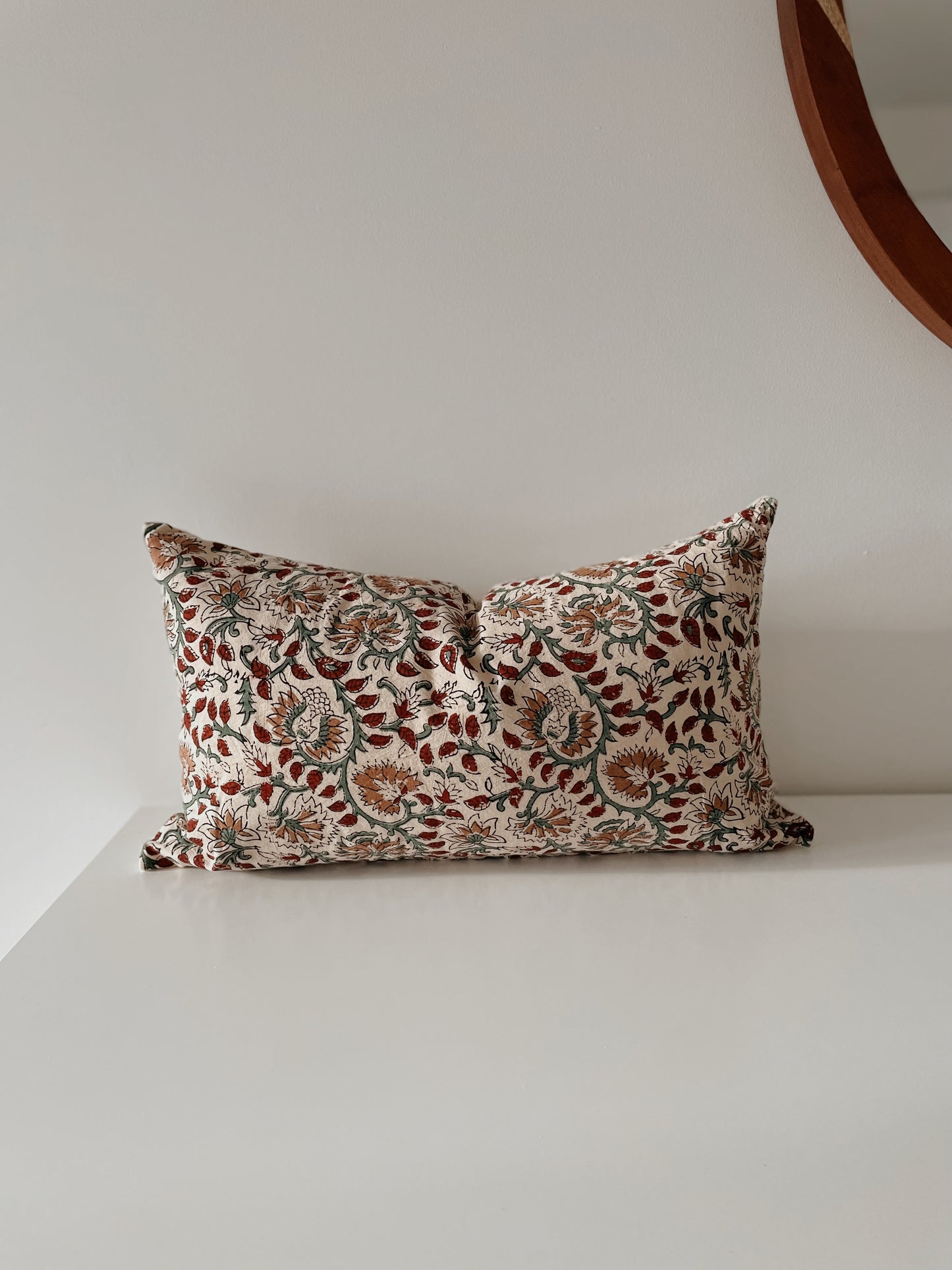 Paisley Floral Pillow Cover