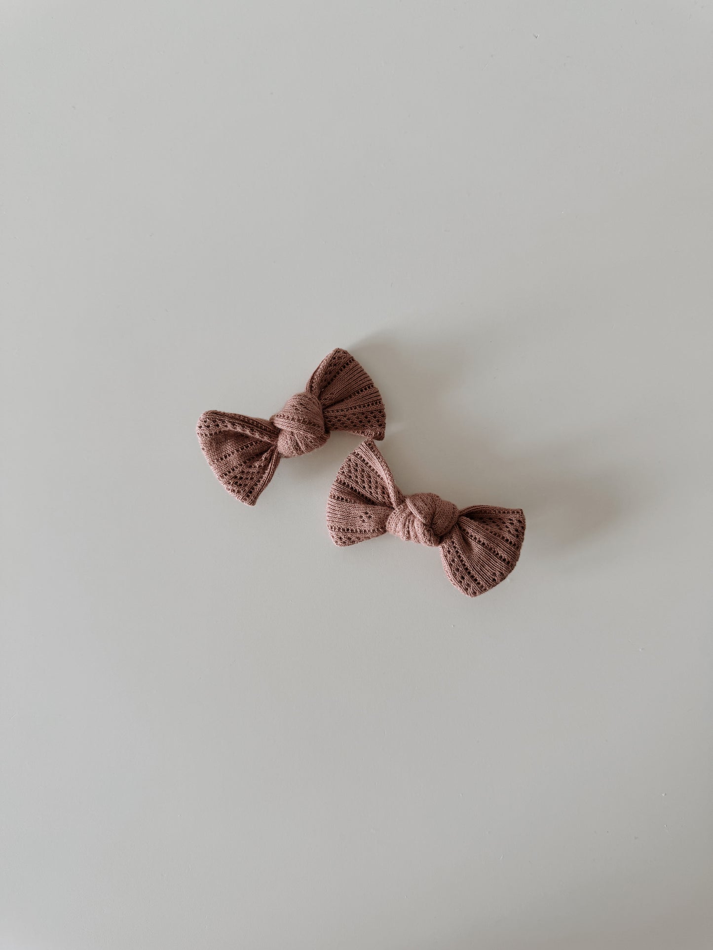 Clay Pink Mini Bow