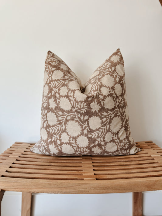 Magnolia Linen Pillow Cover