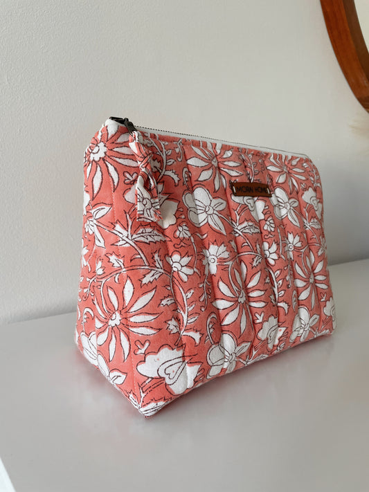 Coral Floral Everything Bag